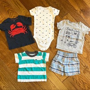 Nautical 18 month Boys Outfit Set